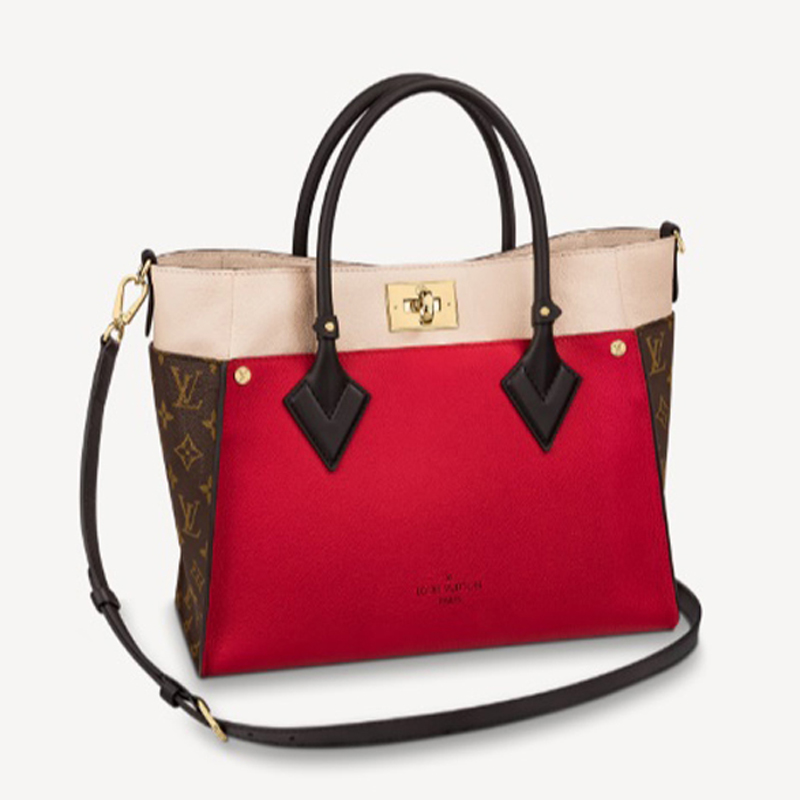 Louis Vuitton ON MY SIDE MM Tote Bag M53824 Pirate Red